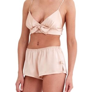 BHLDN Blush Bridal Lingerie Short Set